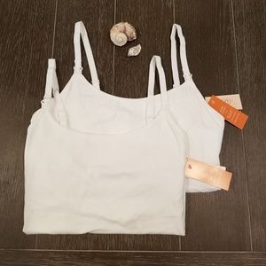 Set of 2 Cotton Nursing Cami Tank Tops